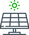 Solar panel icon